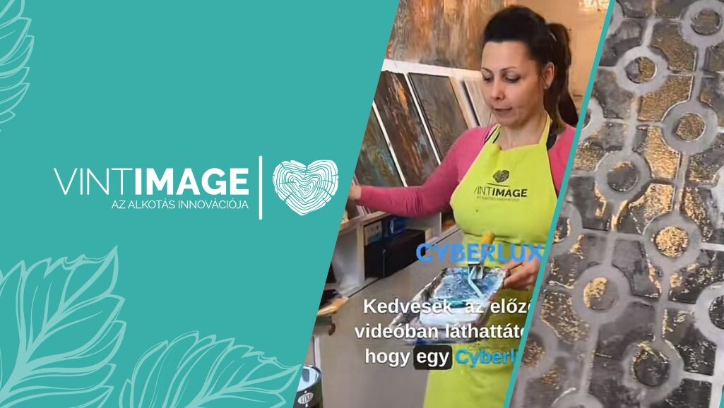 füstfólia stencilezett falra blog vintimage.hu