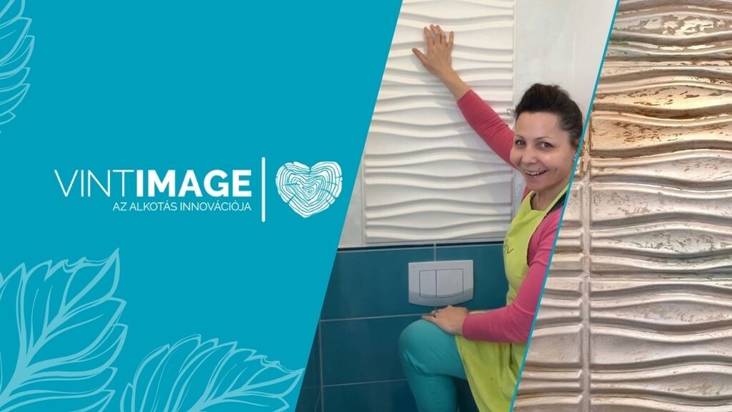 Így készíts strukturált dekorfalat glettelés nélkül blogcikk vintimage.hu